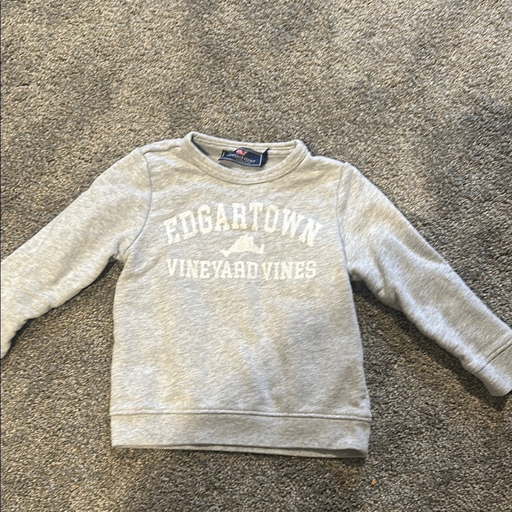 Vineyard Vines Edgartown Gray Pullover
